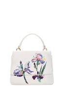 Women's White Long Strap Printed Shoulder Bag | Derimod