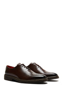 Men's Tan Leather Casual Oxford Shoes | Derimod