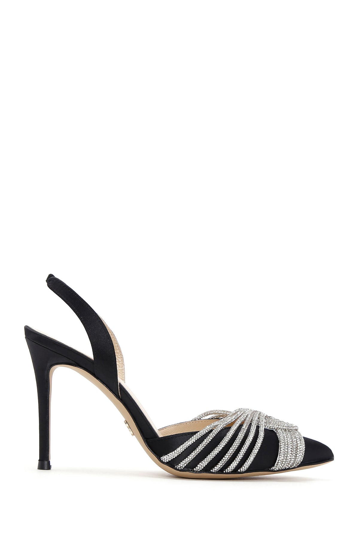 Women's Black Stone Stiletto 23SFD12086F | Derimod