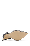 Women's Black Stone Stiletto | Derimod