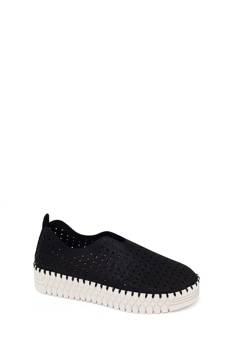 Woman Black Lace-Up Thick-Soled Casual Shoes