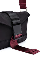 Women's Black Long Strap Mini Fabric Crossbody Bag | Derimod