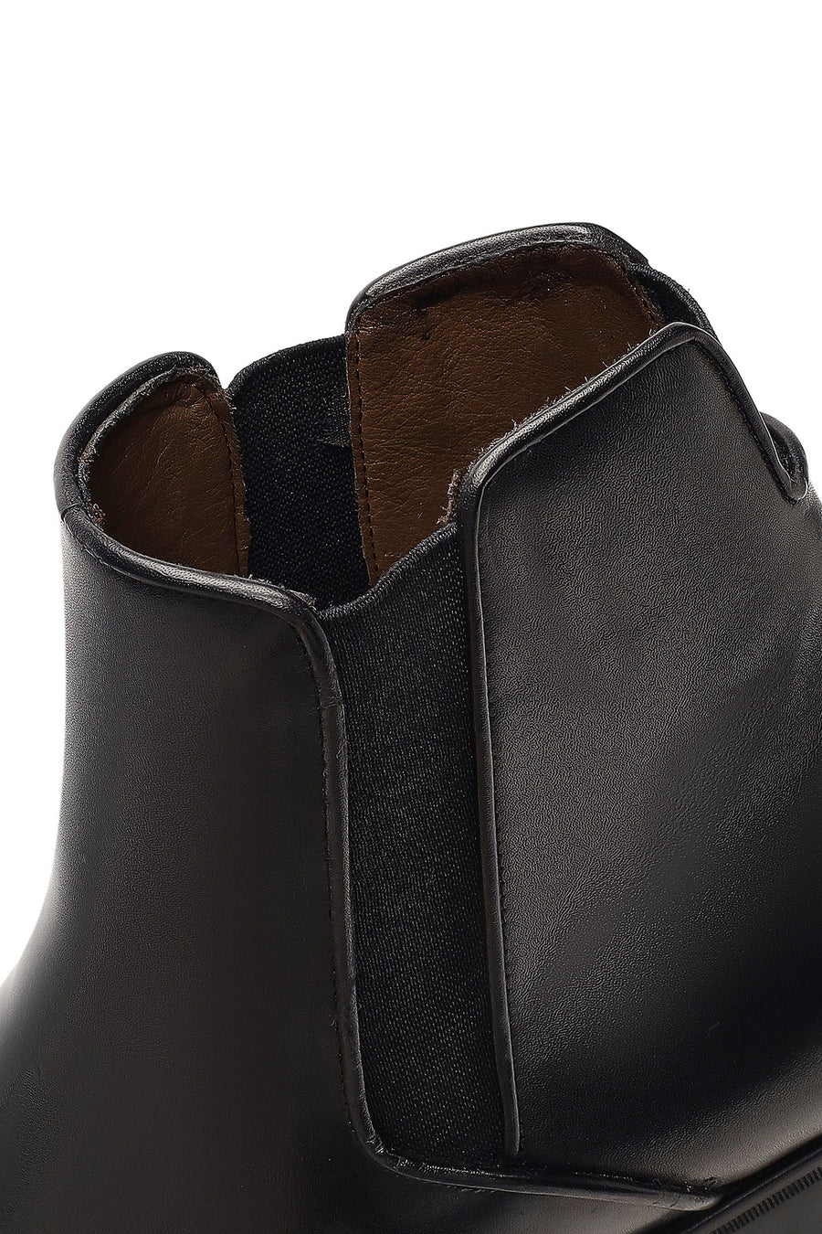 Male Black Leather Chelsea Boots