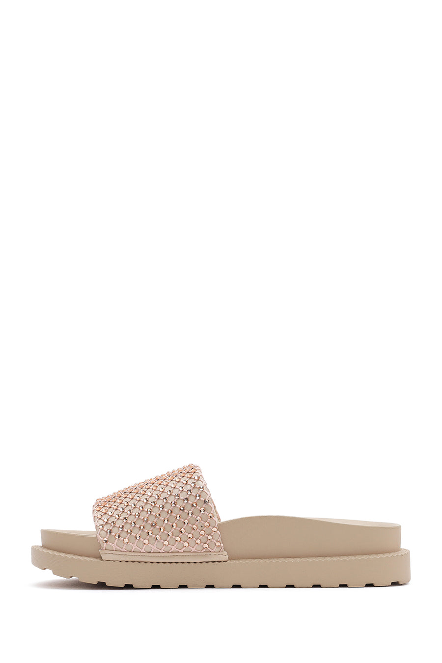 Woman Pink Stone Slippers