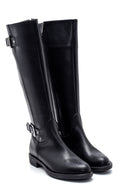 Women's Zipper Detailed Buckle Boots | Derimod