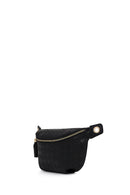 Woman Black Printed Waist Bag | Derimod