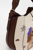 Woman Multicolored Patterned Shoulder Bag | Derimod
