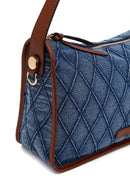 Woman Blue Jean Fabric Long-Strap Shoulder Bag | Derimod