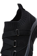 Women's Black Fabric Sneaker | Derimod