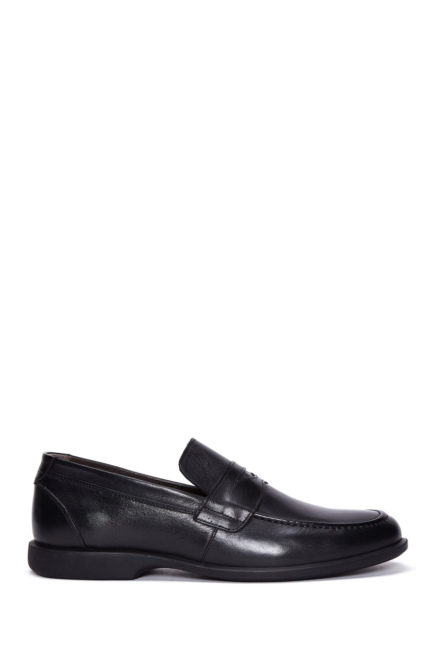 Erkek Siyah Deri Loafer 22WFD674318 | Derimod