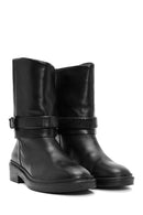 
Women's Black Buckle Detailed Leather Boot
 | Derimod