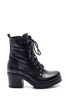 Women's Leather Heeled Boots | Derimod