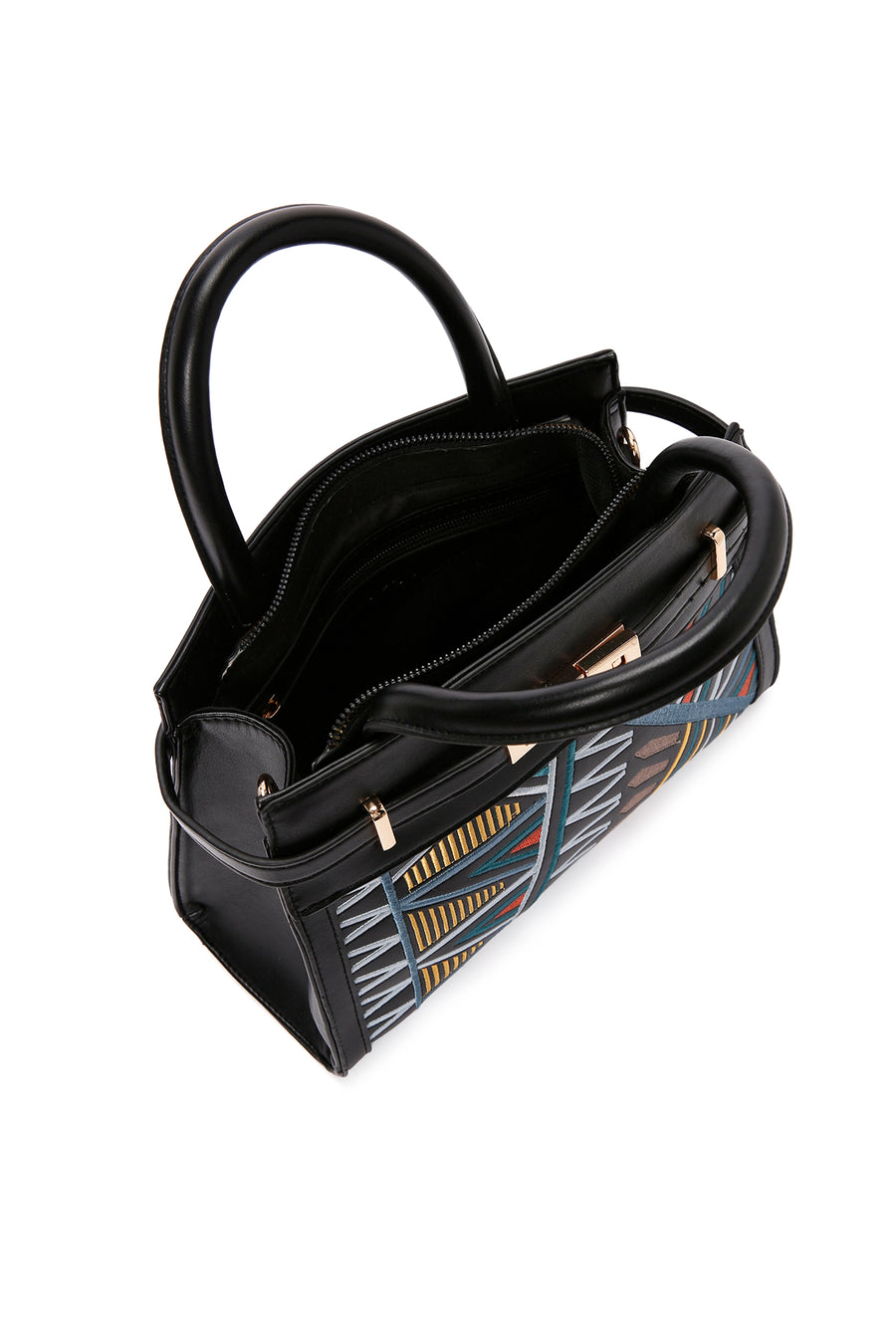 Women's Black Long Strap Shoulder Bag