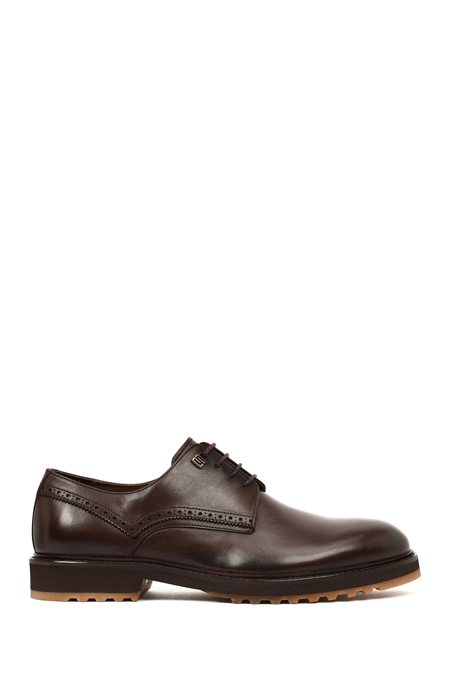 Men's Brown Lace-Up Leather Casual Shoes 25WFD604018 | Derimod