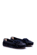 Women's Suede Leather Loafer | Derimod