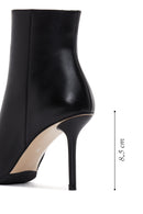 Women's Leather Thin Heeled Boots | Derimod