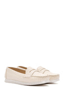Kadın Bej Loafer | Derimod
