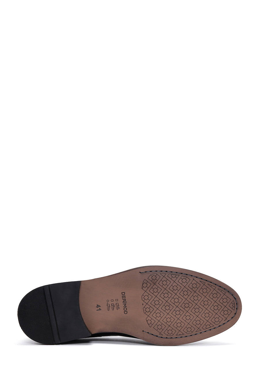 Men's Black Leather Tasseled Classic Loafer