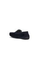 Geox Erkek Lacivert Ascanio Süet Deri Casual Loafer | Derimod