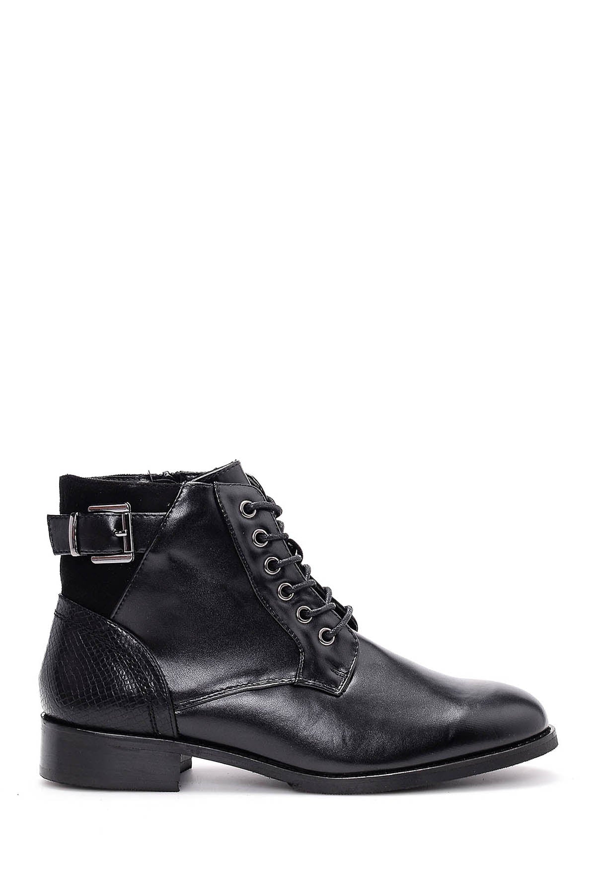 Women's Crocodile Detailed Boots 18WFE194218 | Derimod