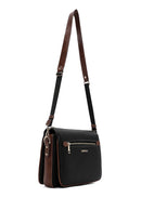 Women's Black Long Strap Crossbody Bag | Derimod