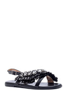 Women's Casual Stone Detailed Sandals | Derimod