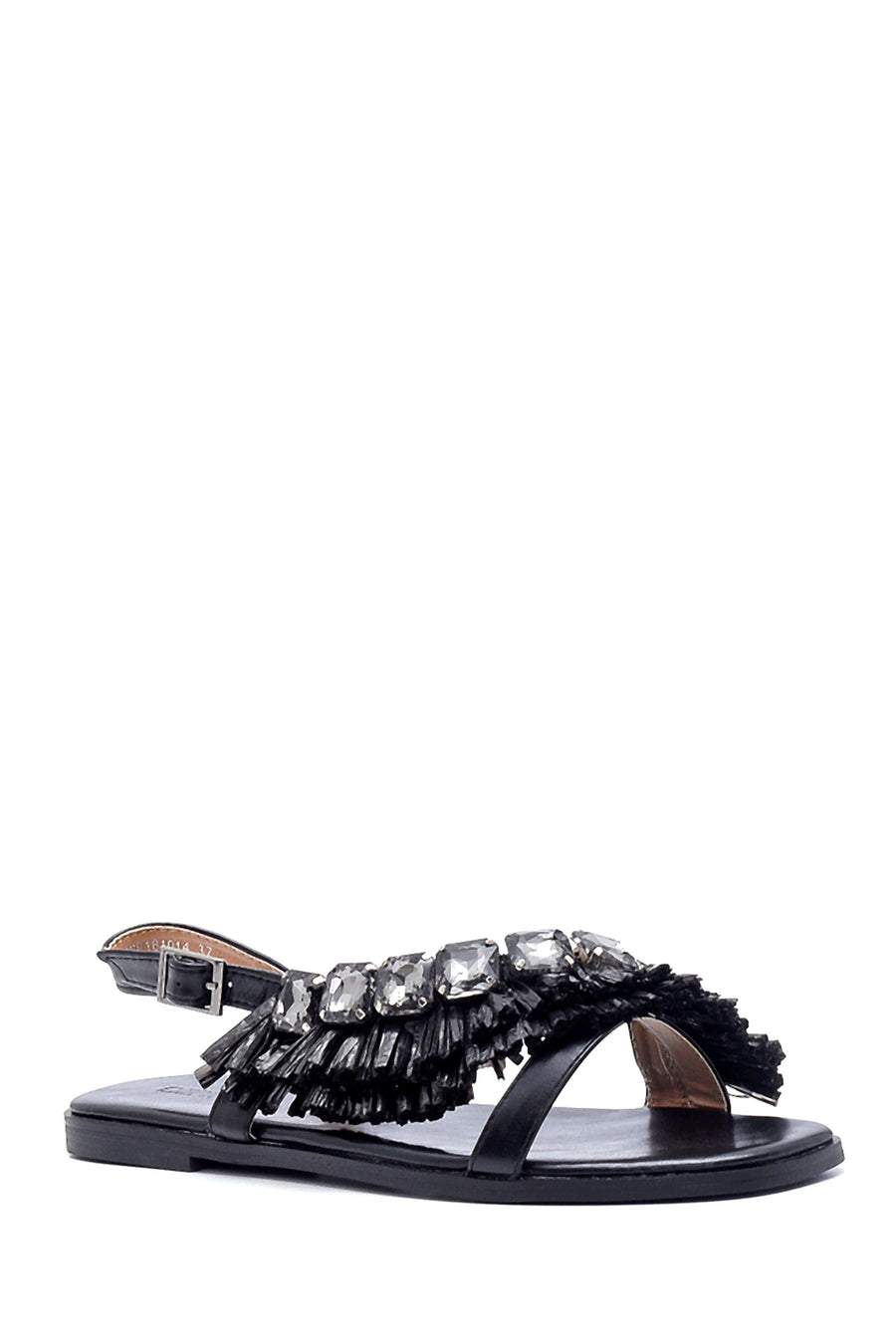 Women's Casual Stone Detailed Sandals