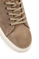 Male Mink Lace-Up Suede Casual Sneaker | Derimod