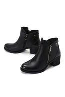 Women's Leather Short Boots | Derimod
