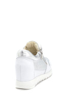 Women's Leather Zipper Detailed Sneaker | Derimod