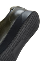 Erkek Haki Deri Sneaker | Derimod