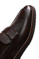 Men's Brown Leather Casual Loafer | Derimod