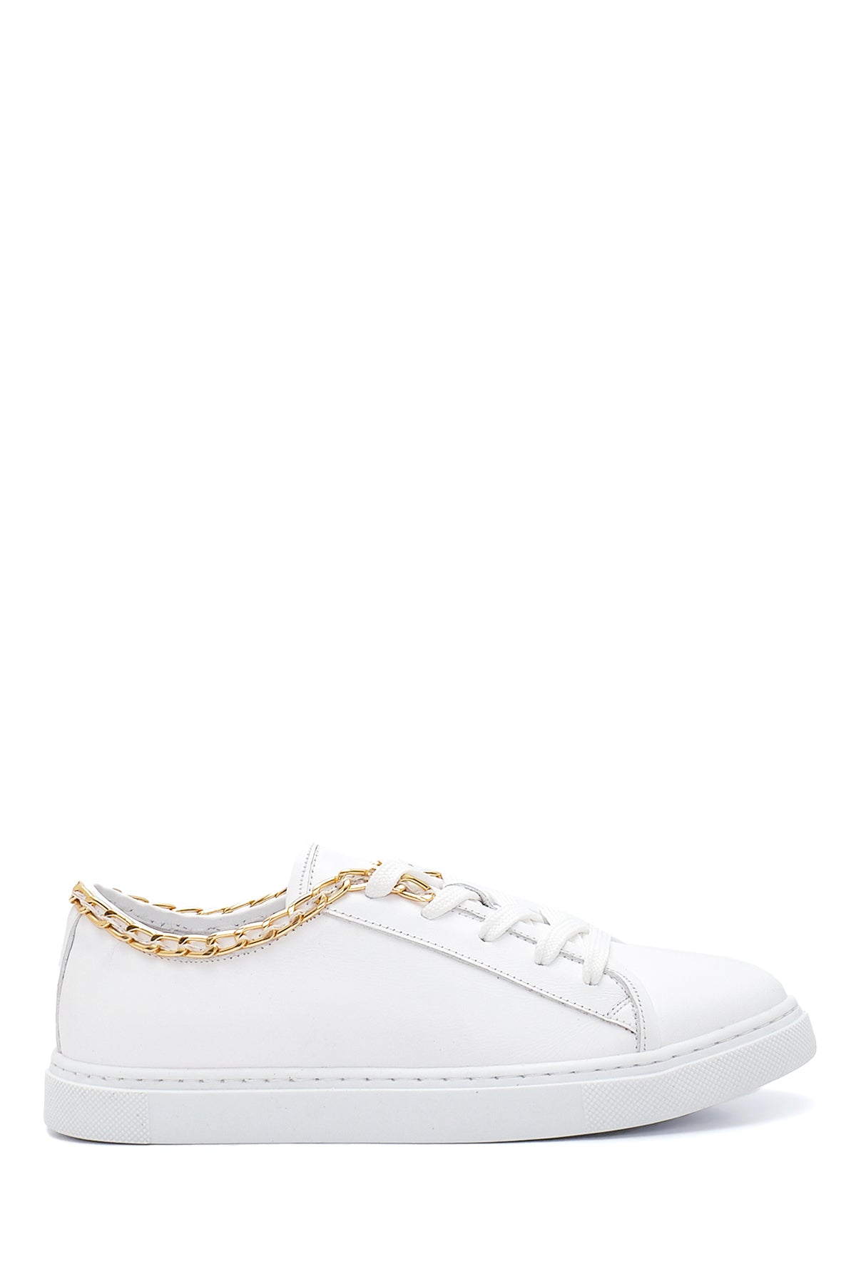 Women's Leather Chain Sneaker 22SFD420018 | Derimod