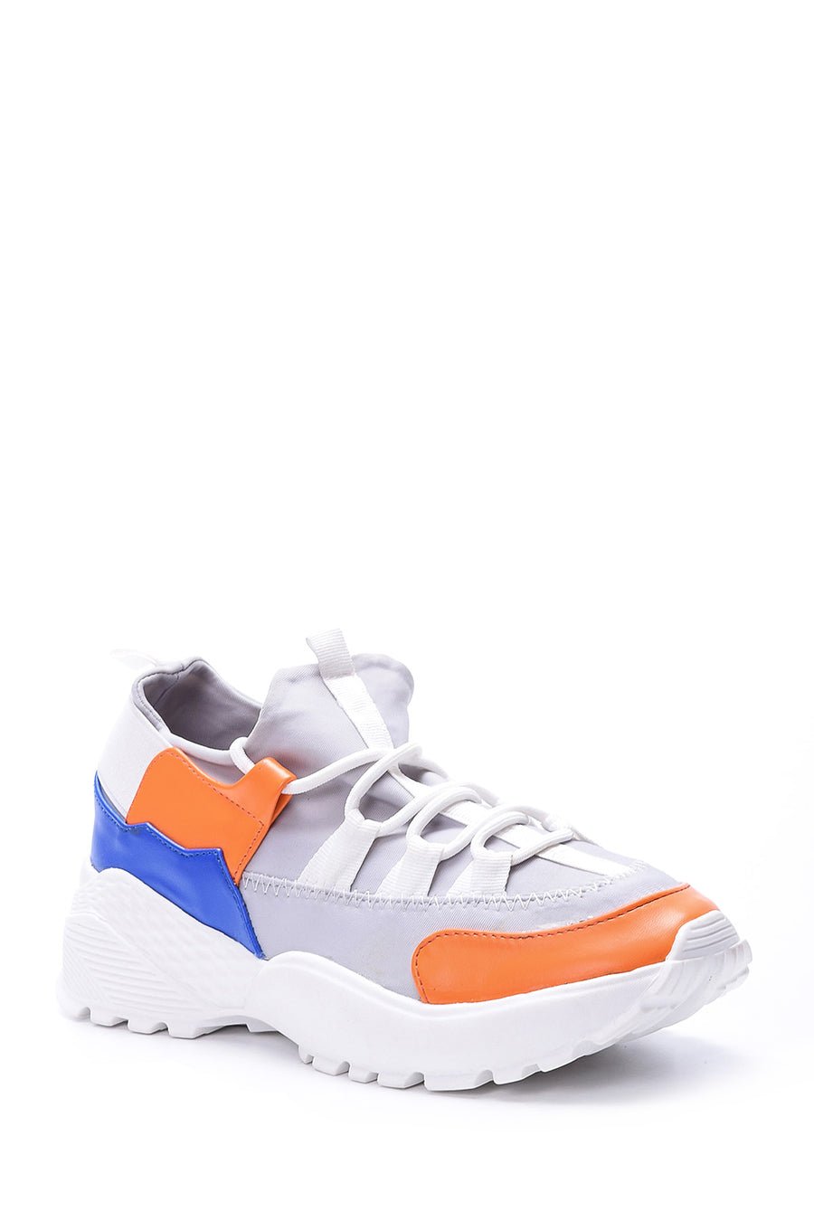 Women's Patent Leather Detailed Sneaker