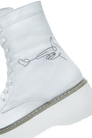 Women's Leather Wedge Heel Boots | Derimod