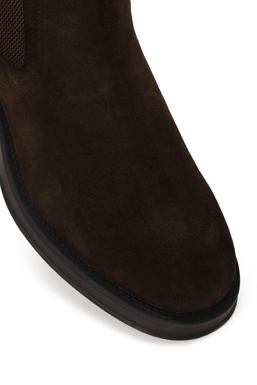 Male Brown Suede Chelsea Boots