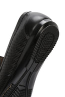 Erkek Siyah Baskılı Deri Casual Loafer | Derimod