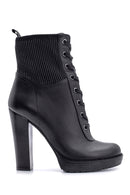 Women's Leather Heeled Boots | Derimod