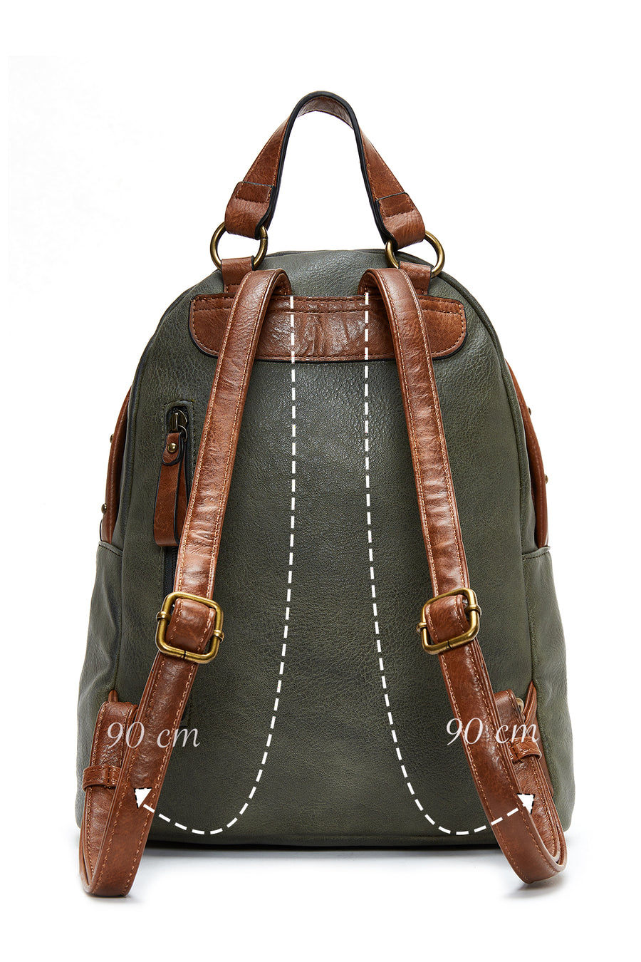 Women's Khaki Casual Backpack