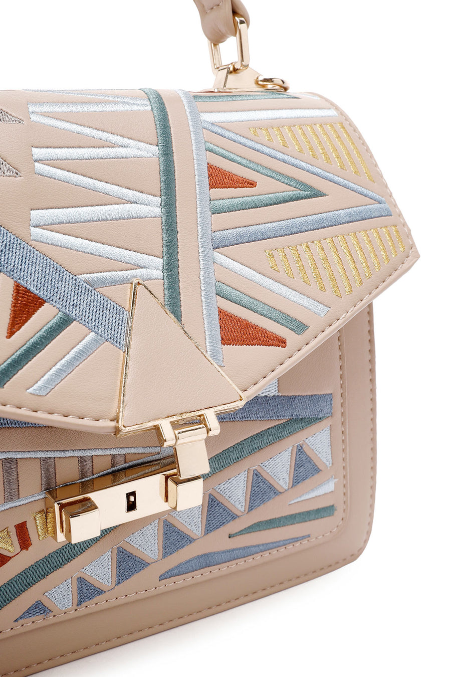 Women's Powder Long Strap Printed Handbag