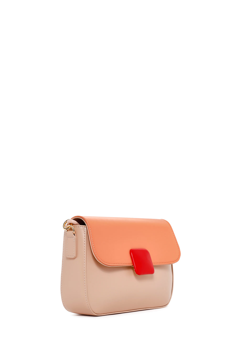 Women's Orange Long Strap Shoulder Bag