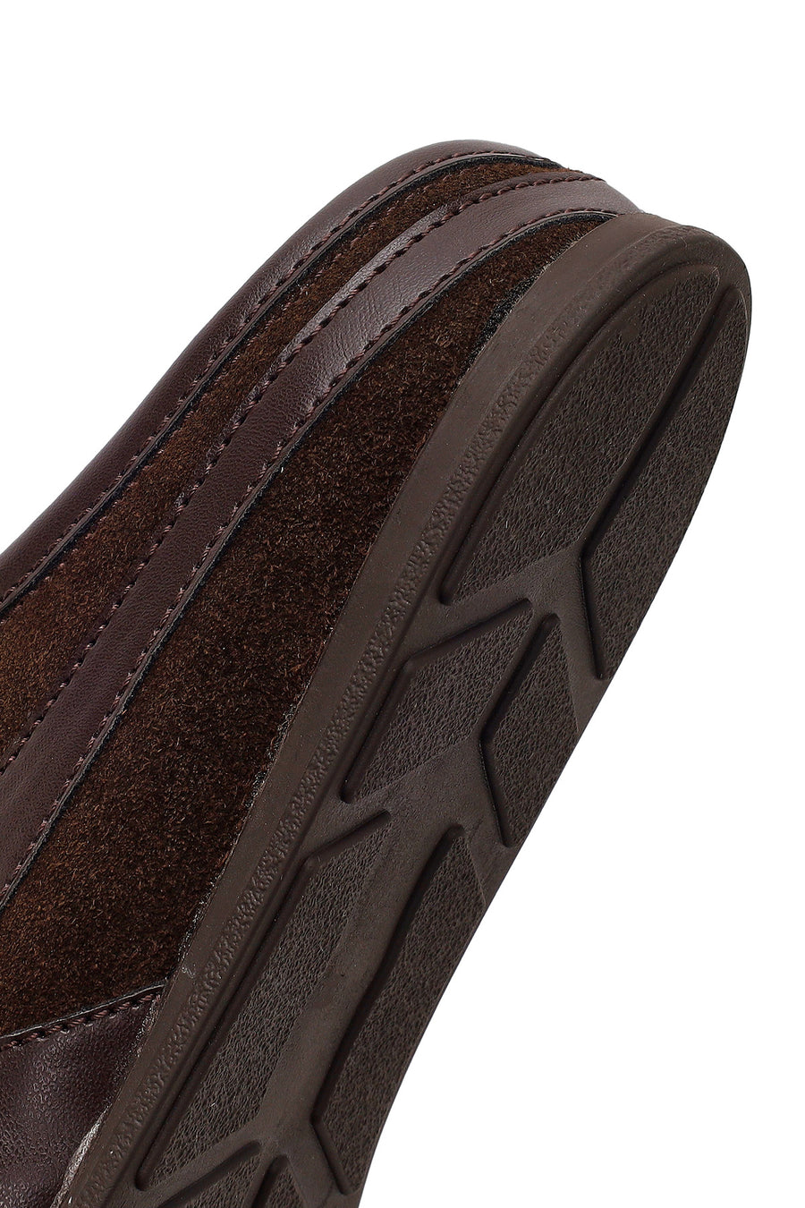 Women's Brown Mule Backless Suede Leather Sneaker
