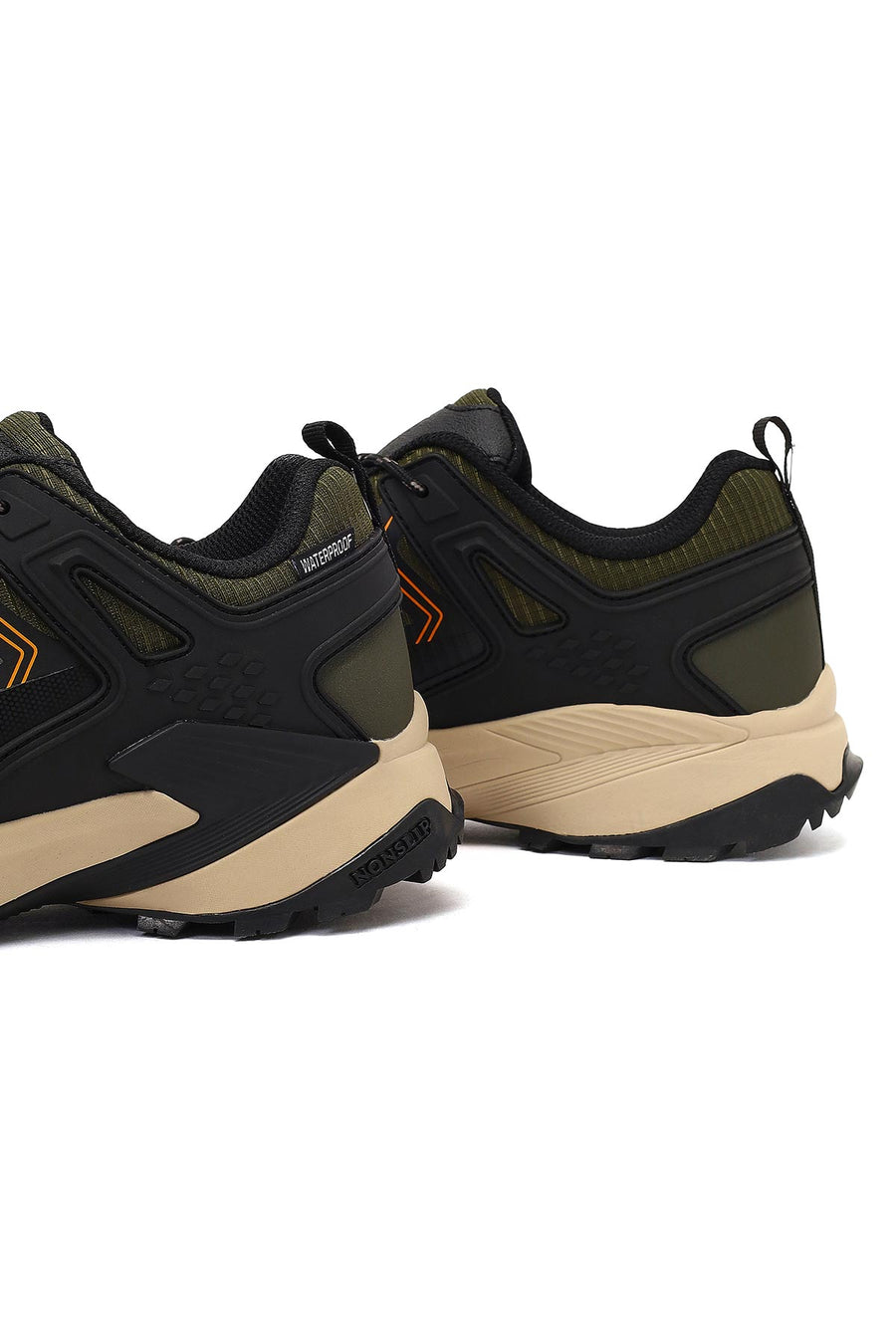 Derimod Dry Men's Khaki Lace-Up Waterproof Outdoor Shoes