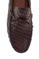 Men's Leather Crocodile Loafer | Derimod