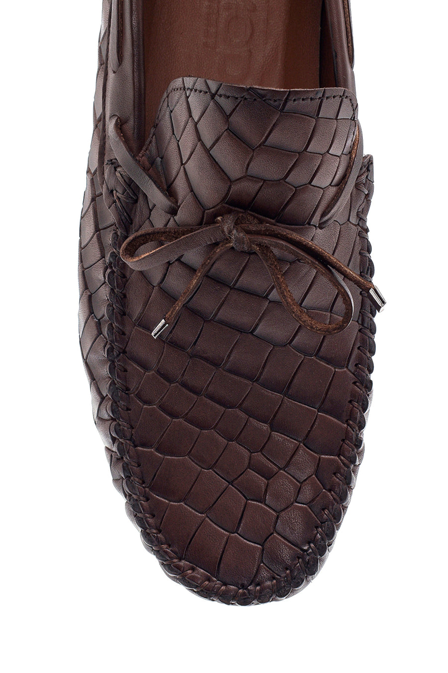 Erkek Deri Kroko Loafer