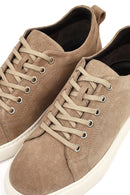 Male Mink Lace-Up Suede Casual Sneaker | Derimod