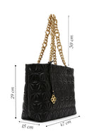 Women's Black Quilted Shoulder Bag | Derimod