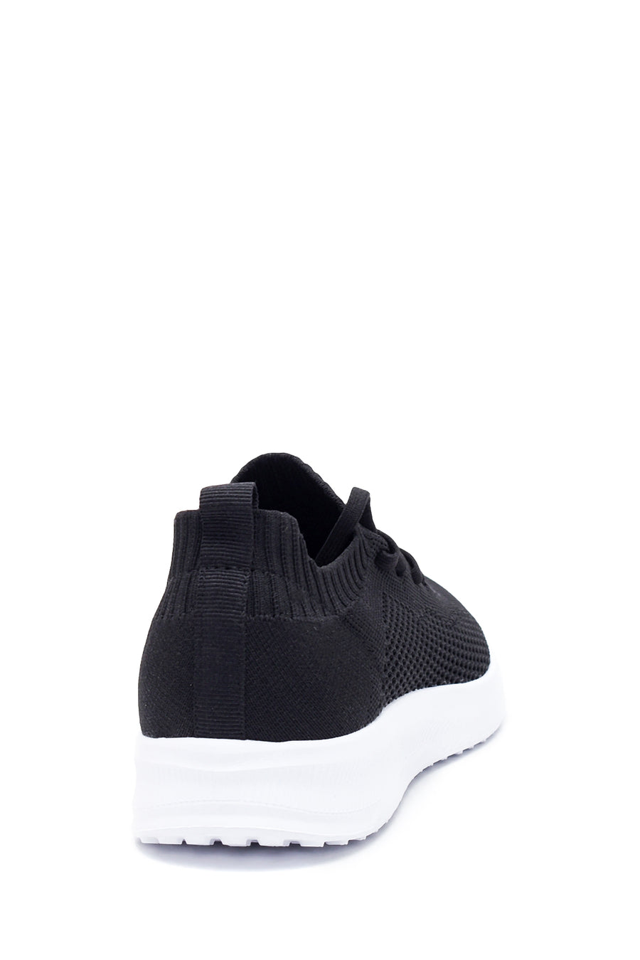 Women's Black Fabric Sneaker