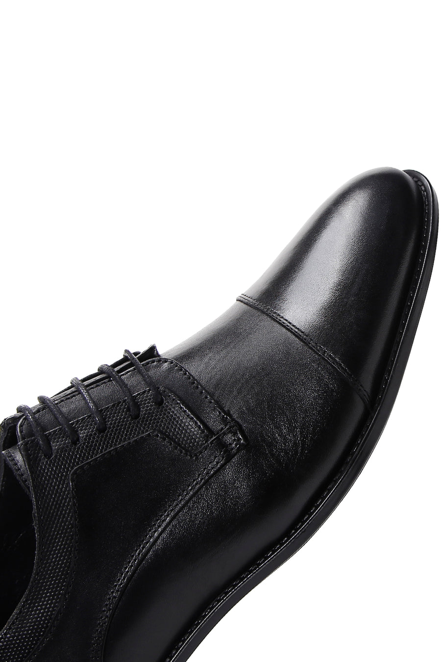 Men's Black Leather Classic Shoes