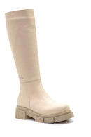 Women's Leather Thick Sole Boots | Derimod